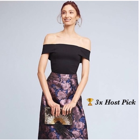 Anthropologie Deletta Off the Shoulder Top - Picture 1 of 7